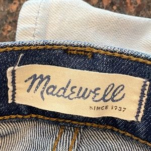Madewell Flea Market Flare Raw Hem Jeans 30
